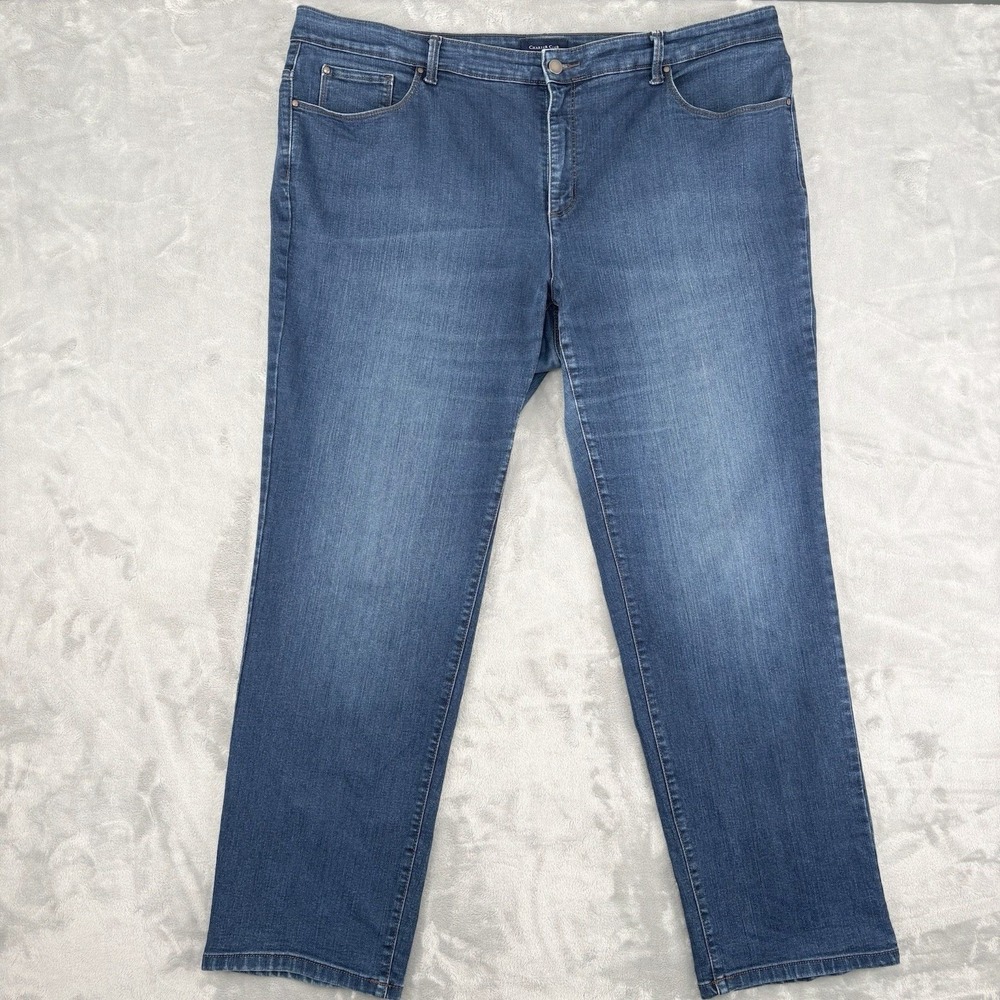 Charter Club Women's Lexington Straight Jeans Plus Sz 22W‎ (Fits 42x30) Stretch